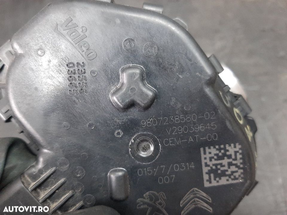 clapeta acceleratie 1.6 hdi peugeot 208 308 508 5008 ford focus 3  9807238580-02 - 2
