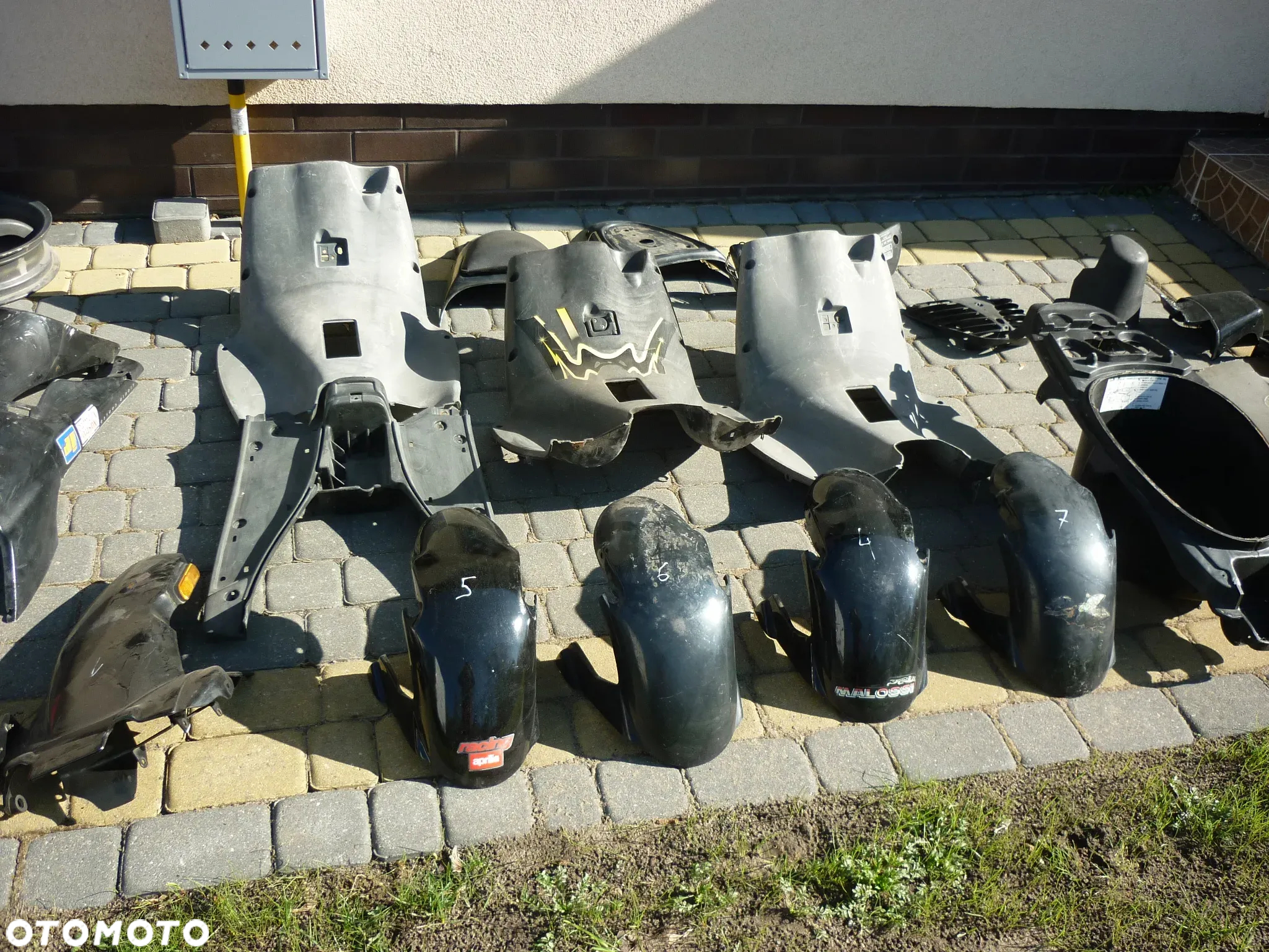 Błotnik lampa owiewka osłona licznik Aprilia SR 50, Rally - 19