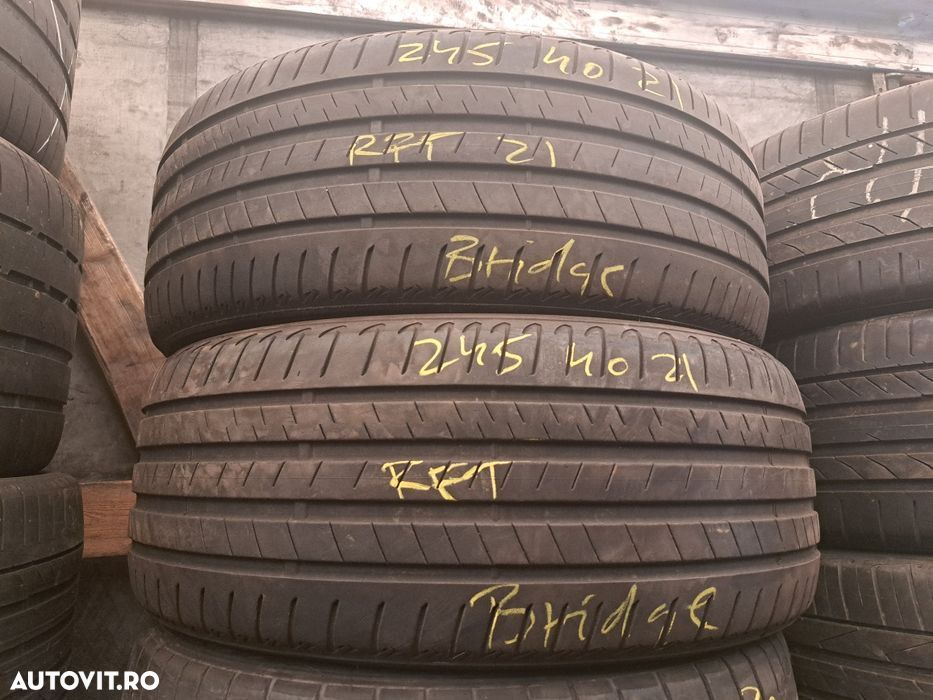2 anvelope 245/40 R21 Bridgestone runflat - 1