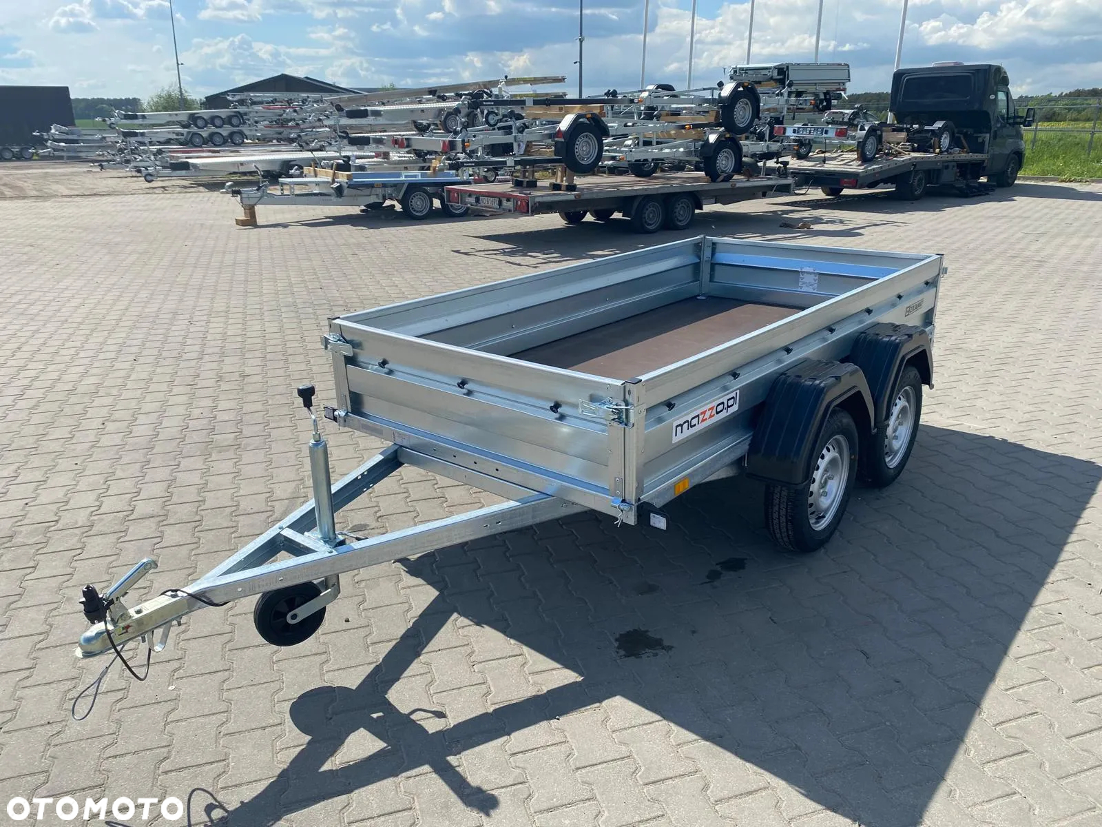 Zaslaw Dostawa Przyczepa DMC750kg 265x132x35cm, 2 osie SOLIDNA I MOCNA! HIT! - 16