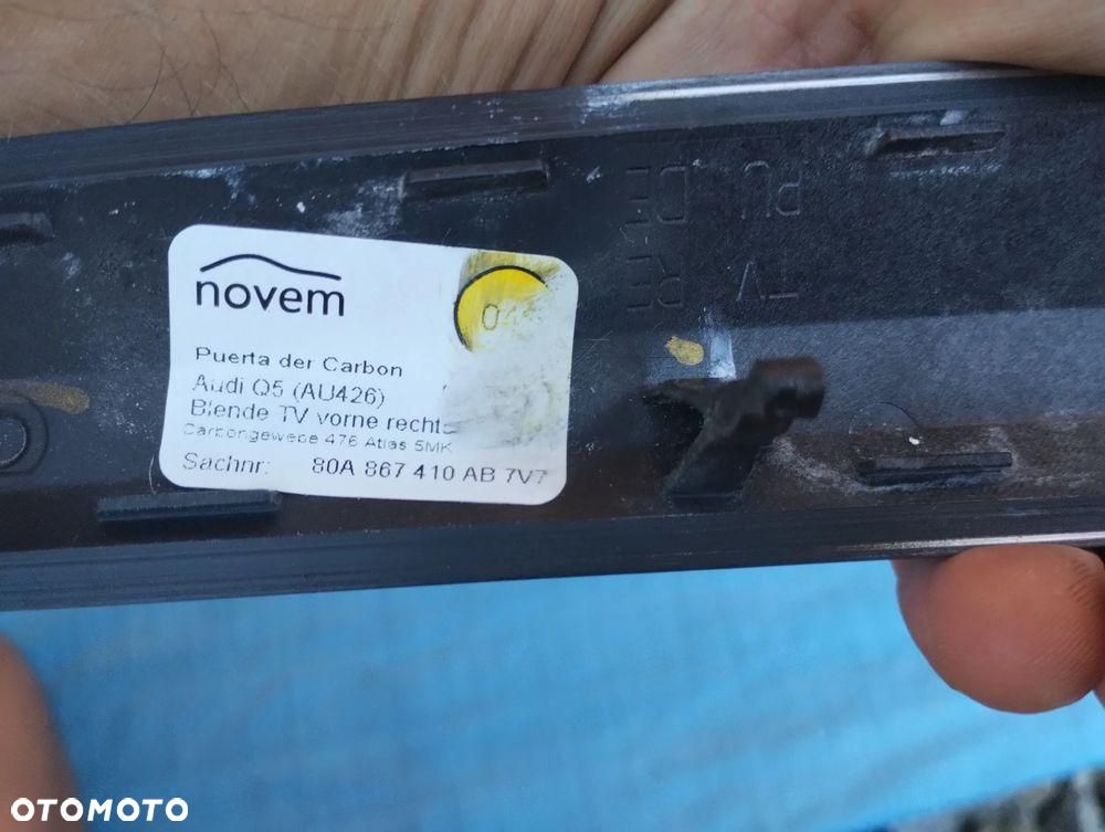 Audi SQ5 Q5 80A Dekory Listwy Ozdobne CARBON Carbonowe 2020r - 11