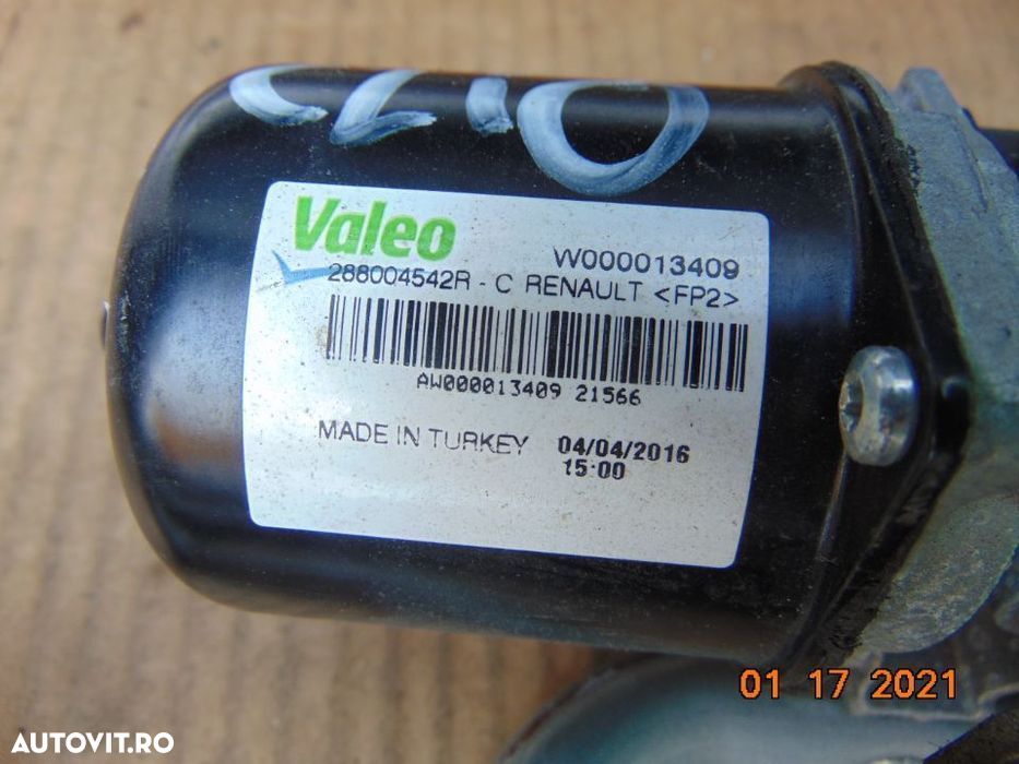 Motoras stergatoare Renault Clio 4 an 2012-2019 ansamblu stergatoare d - 2