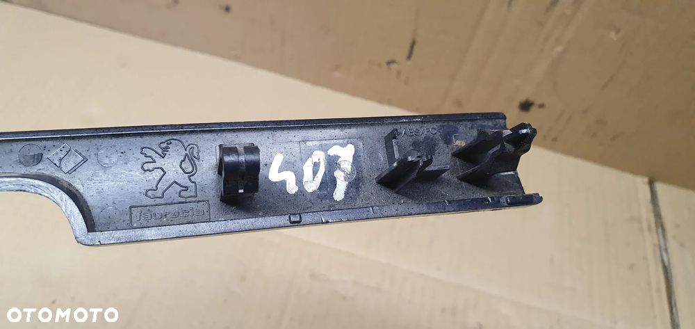 Listwa dekor deski konsoli Peugeot 407 9649552677 9647155277 9649562877 - 5