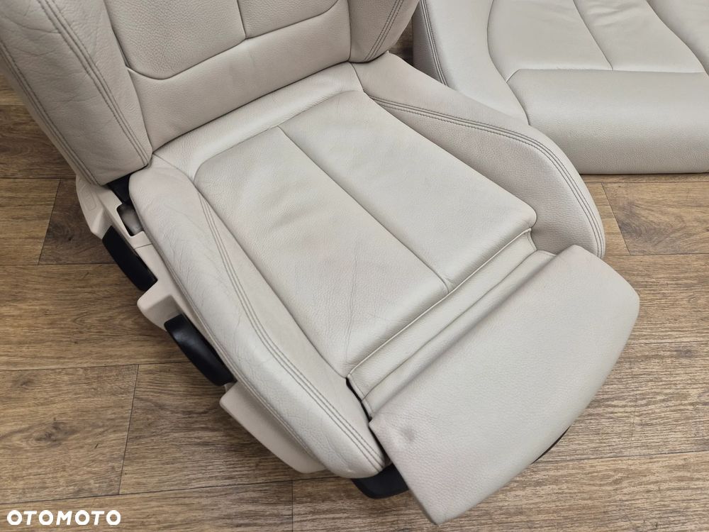 BMW F30 WNĘTRZE FOTELE SPORTY M-PAKIET KANAPA SKÓRA DAKOTA OYSTER KOMPLET EUROPA - 7
