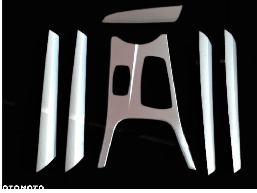 BMW X3 F25 Listwy Ozdobne Konsoli Drzwi Feinschliff  Aluminium Drobno Szczotkowane Euro Komplet - 1