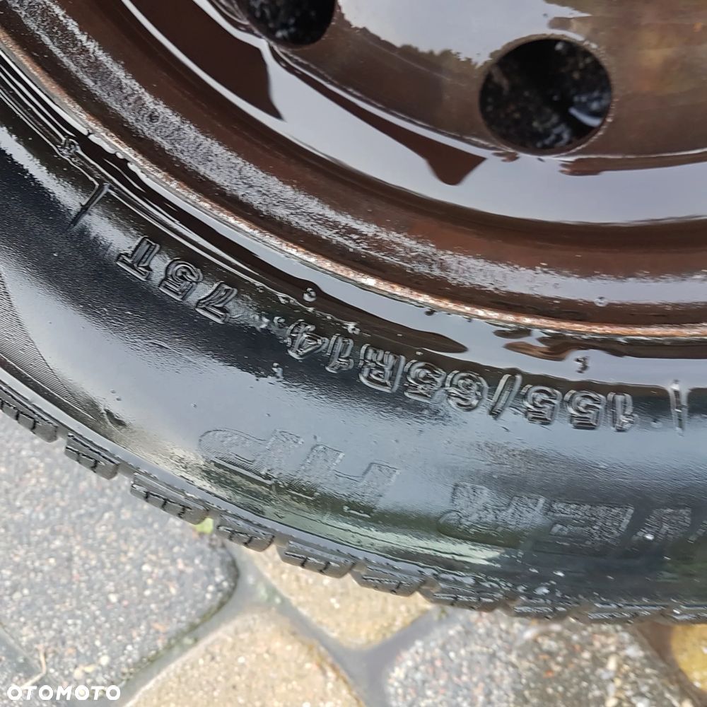 Koła felgi felga koło opony zimowe 155/65/14 4×100  5.5J piasta 54.1mm pasuja do Hyundai i10 i20 Accent Getz Kia Rio Picanto Toyota Yaris Suzuki Baleno Mazda Demio 323 - 10