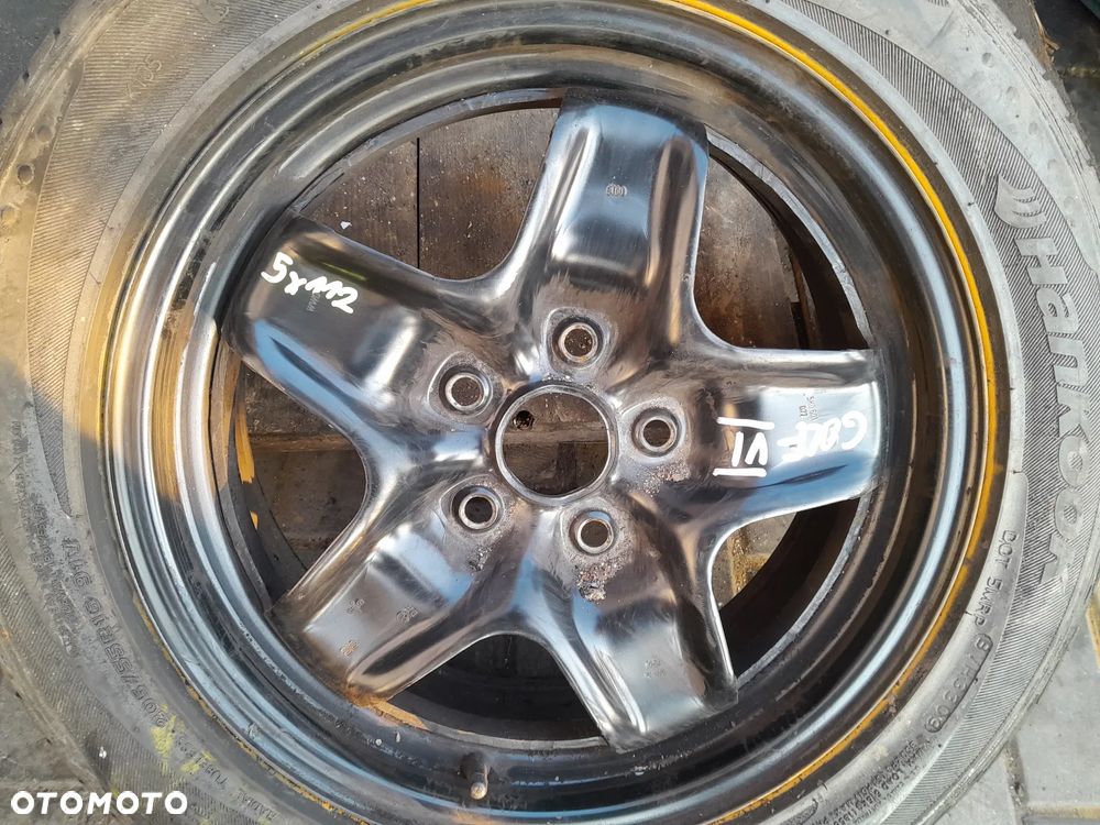 VW GOLF VI FELGA STALOWA 5 RAMION KOŁO DOJAZDOWE 16" 205/55-16 - 2