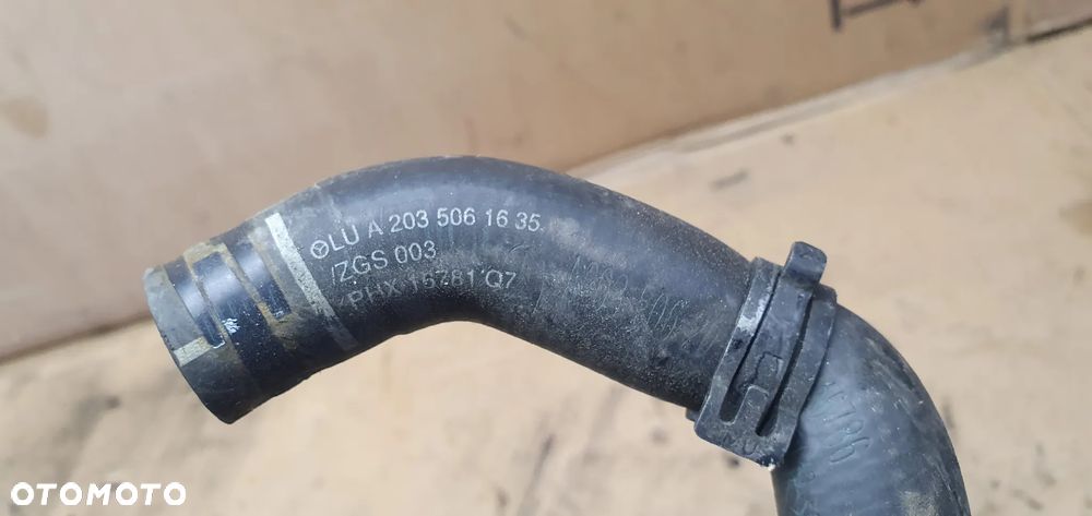 Rura wąż przewód wody Mercedes W203 A2035061635 A2035061735 - 5
