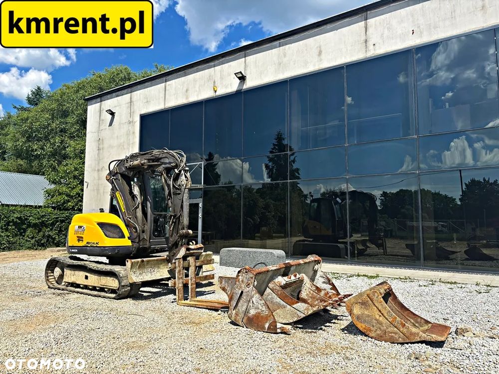 Mecalac 8 MCR MINI-KOPARKA 2012R. | MECALAC 6 MCR, JCB 8065 8080 8085 85 Z VOLVO ECR 88, CAT 308, 307 , BOBCAT 80 KOMATSU PC 88 - 5