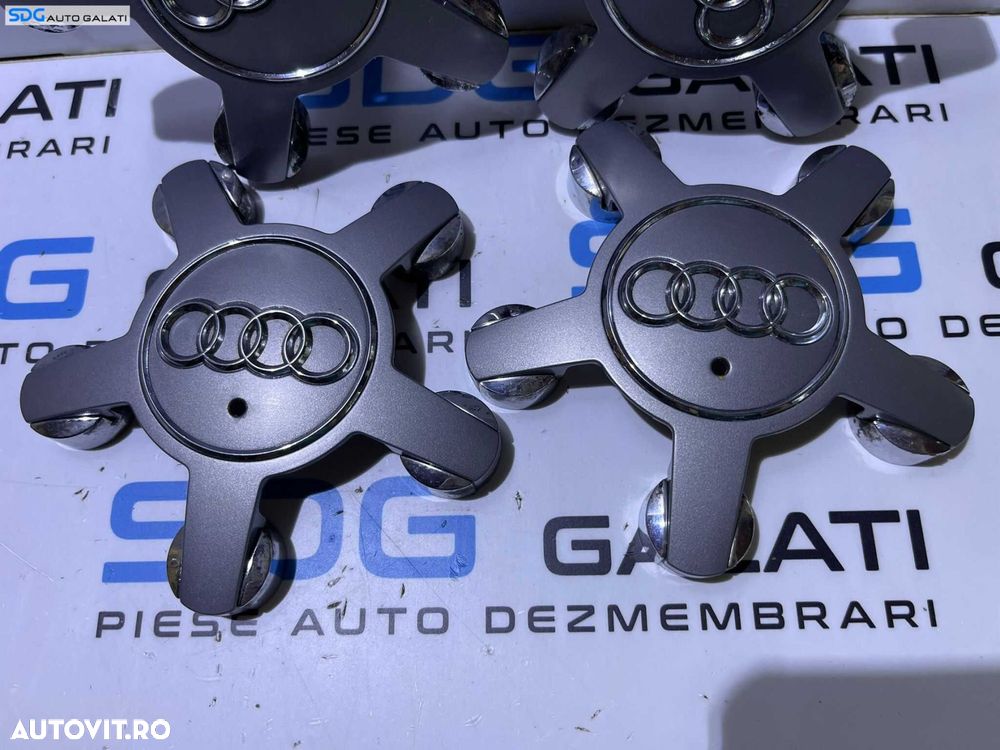 Set 4 Capace Ornamente Jante Roti Audi A3 8V 2013 - 2020 Cod 4F0601165N - 2