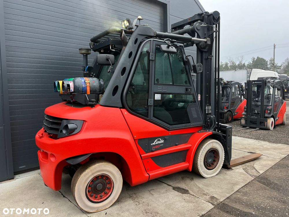 Linde H60 H70 H80 Gaz 3 butle Klima Pozycjoner Przesuw boczny 2 kamery - 2