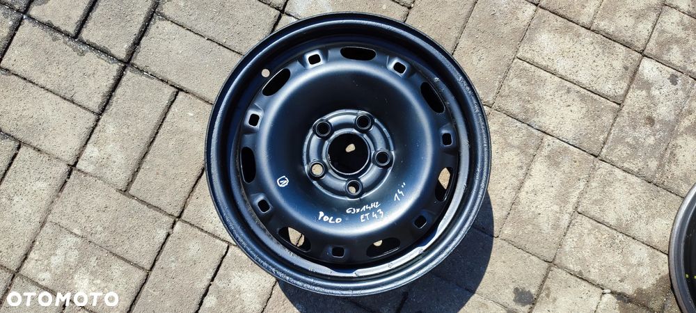 FELGI STALOWE 5x100 6Jx14 CALI ET43 VW SAET SKODA 4 SZTUKI KOMPLET - 2