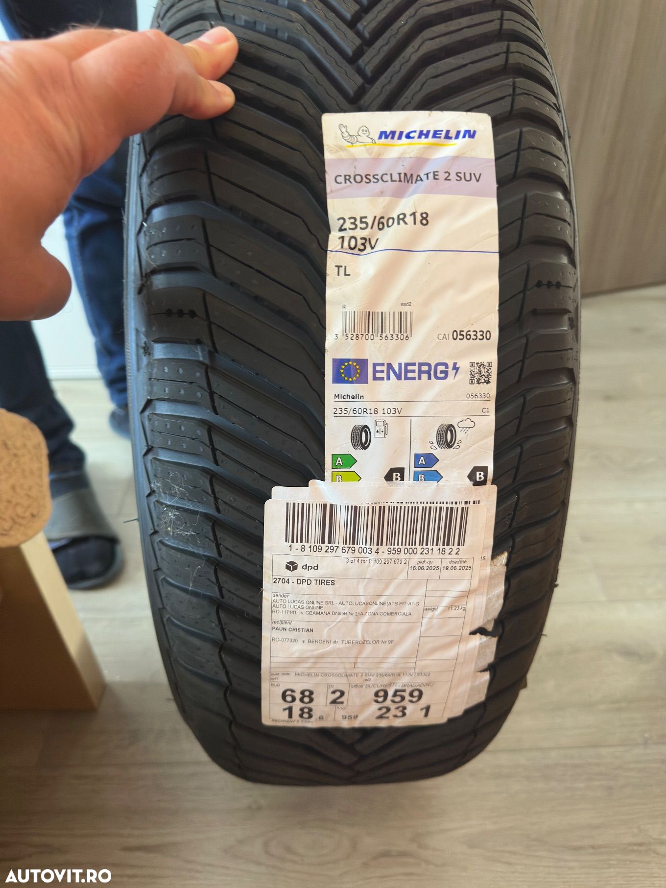 Anvelope noi Michelin CrossClimate 2 SUV 235/60R18 103V DOT 2025 - 1