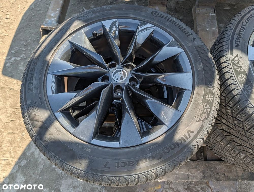 KOŁA FELGI ALUFELGI SKODA 5X112 255 50 R 19 ZIMÓWKI ZIMA - 3
