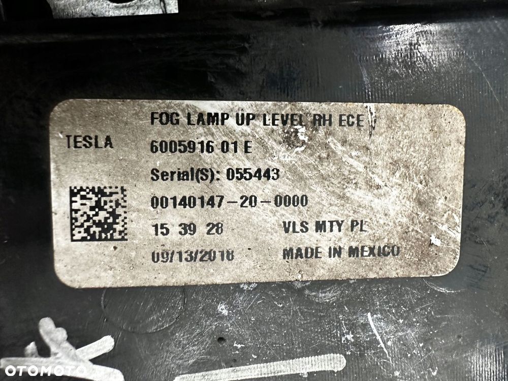 tesla model s lift halogen prawy przód 6005916-00e - 8