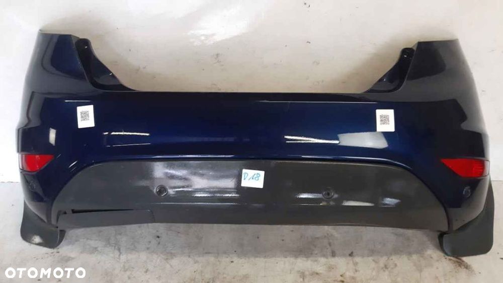 * ZDERZAK TYŁ TYLNY DO FORD FIESTA MK7 7 VII NIEBIESKI GRANATOWY PDC CZUJNIKI - 2