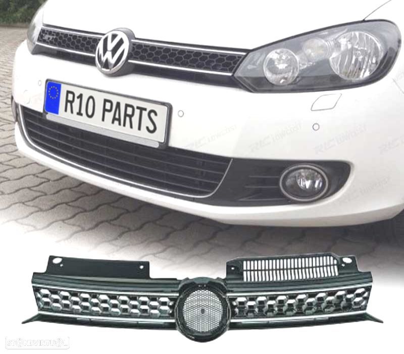 GRELHA FRONTAL VOLKSWAGEN VW GOLF 6 LOOK GTD - 1