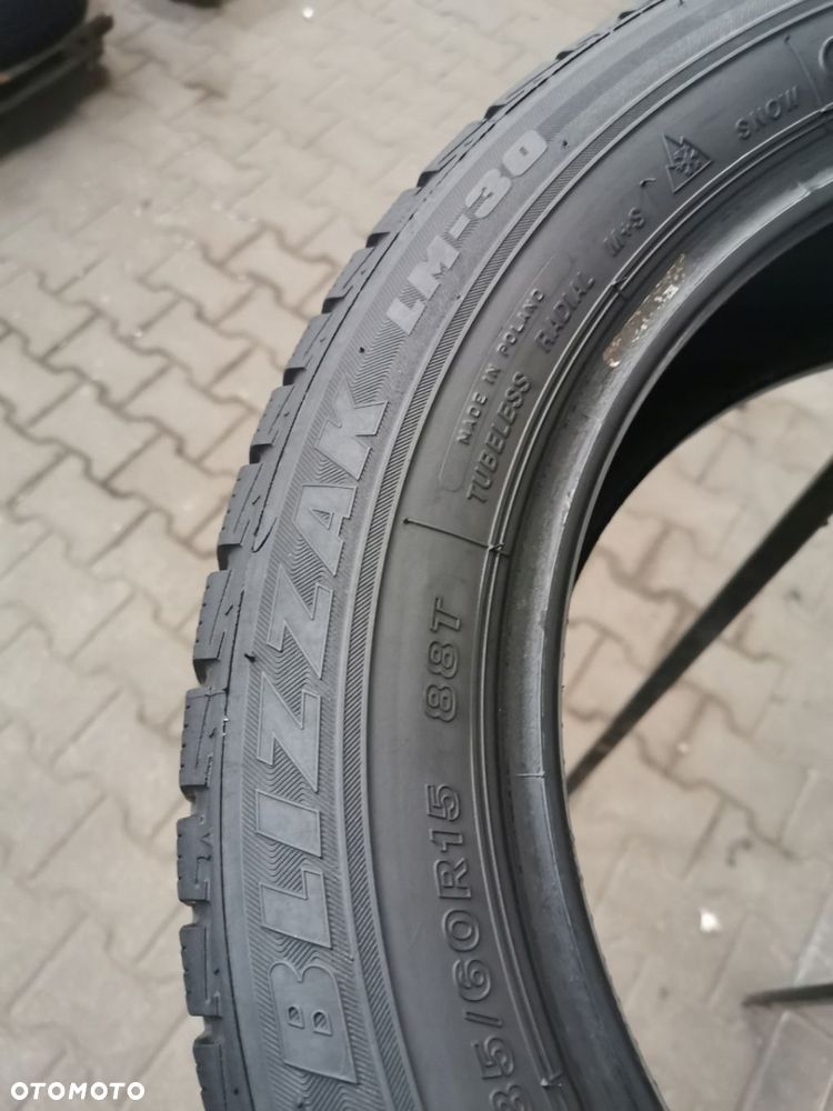 185/60R15 bridgestone zimowe 6,5mm 4298 - 5