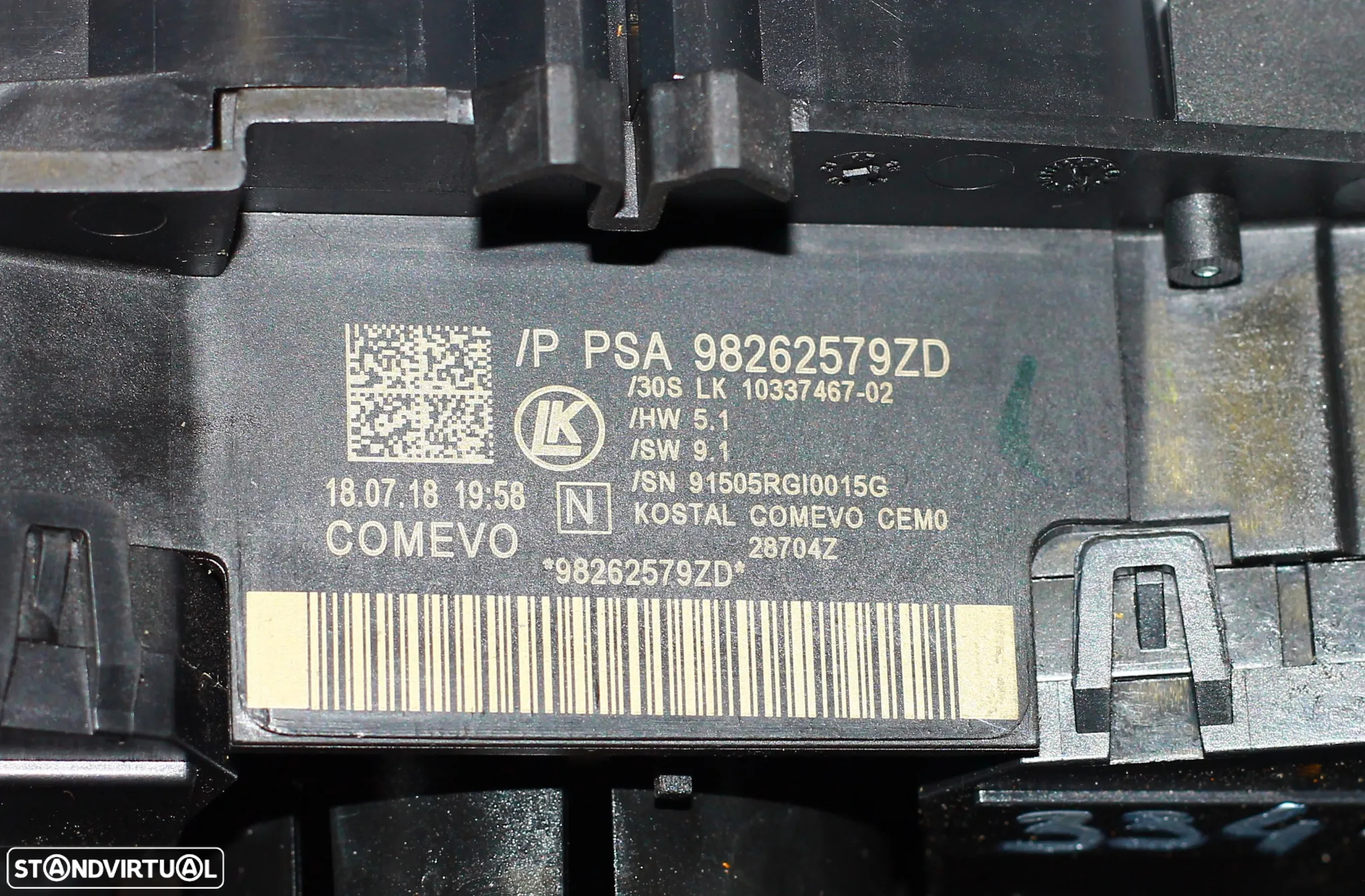 FITA AIRBAG C/COMUTADORES CITROËN C3 - 6