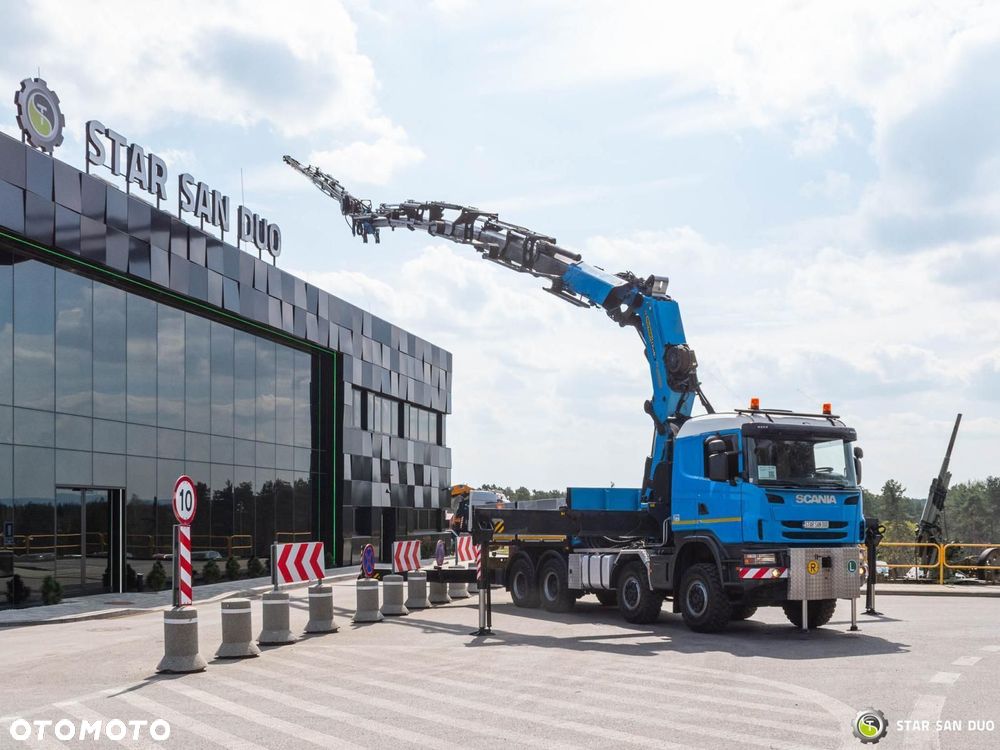 Scania G440 8x8 PALFINGER PK 100002 HDS Żuraw Fly Jib Wciągarka - 14