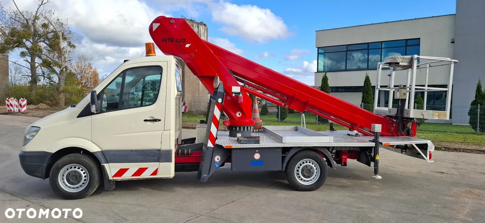 Mercedes-Benz Sprinter Podnośnik koszowy Wumag WTB220 22m WTB 220 2009r - 9