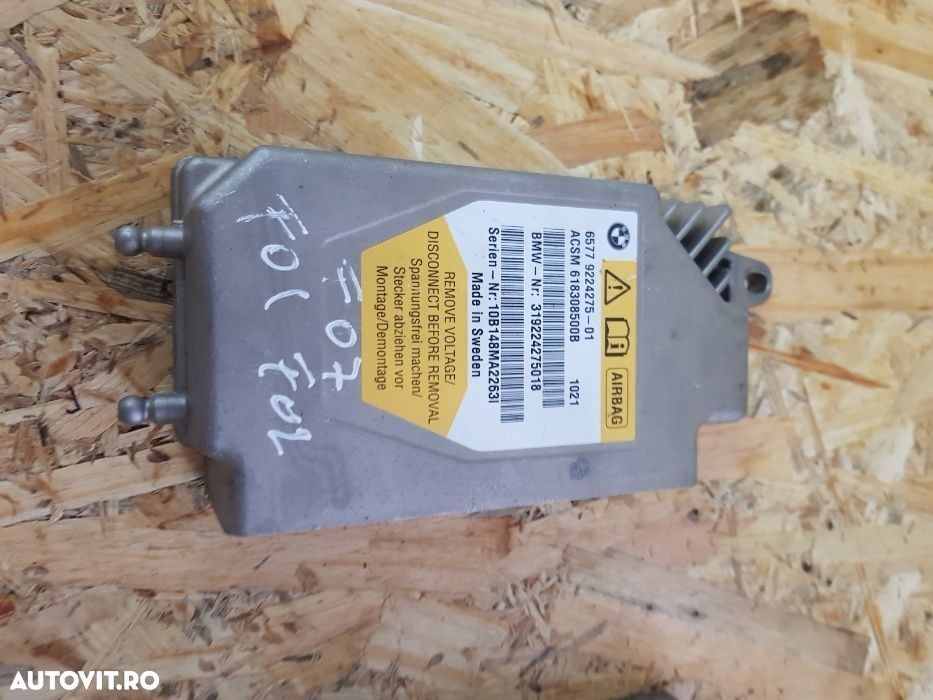 Modul Calculator Airbag Bmw F07 GT F01 F02 Cod - 2