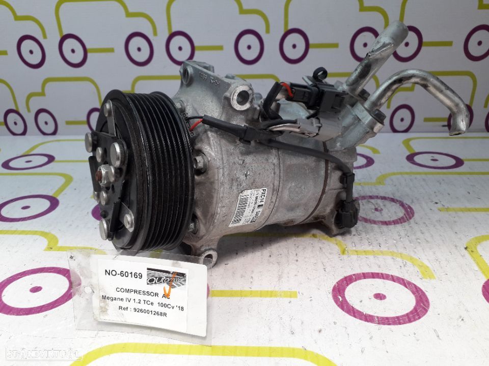 Compressor AC Renault Megane IV 1.2 TCe 100Cv de 2018 - Ref: 926001268R - NO60169 - 1