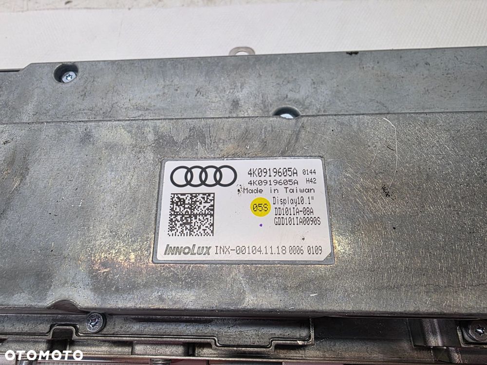 WYŚWIETLACZ EKRAN NAWIGACJI LCD AUDI A6 C8 A7 4K 4K0919605A - 10