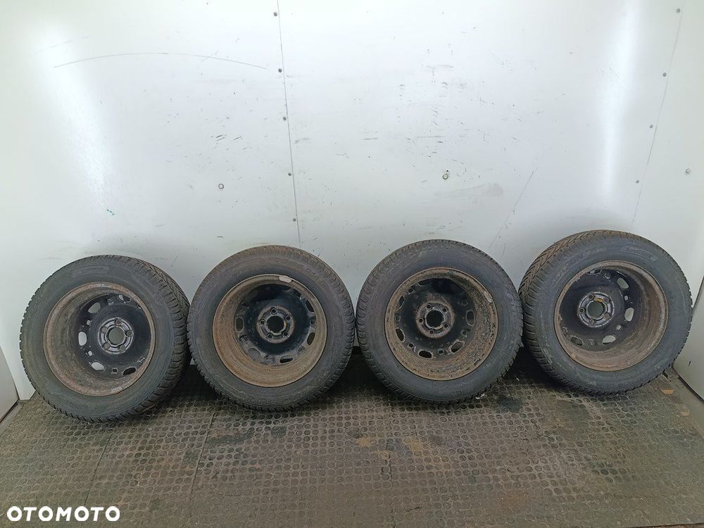 FELGI STALOWE KOMPLET 14 Z OPONAMI SKODA FABIA I FL 6Q0.601.027R - 6