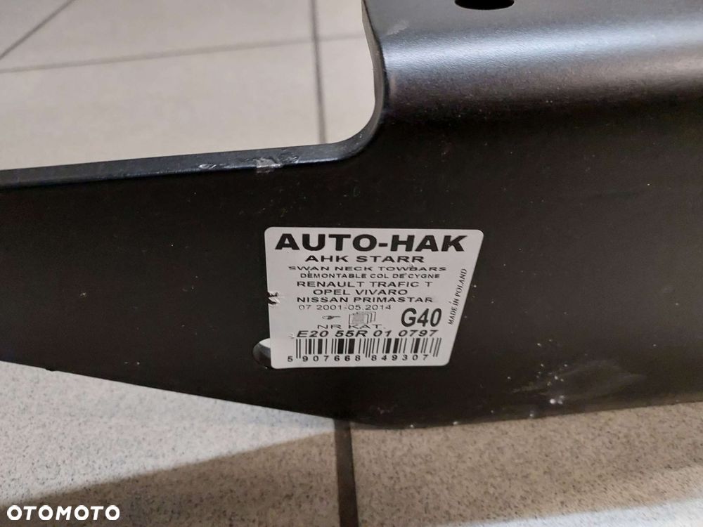 HAK OPEL  VIVARO OD 01/Renault   TRAFIC T 01 - , NISSAN PRIMASTAR  05.2001 / 09.2006  10.2006 / 05.2014 - 3
