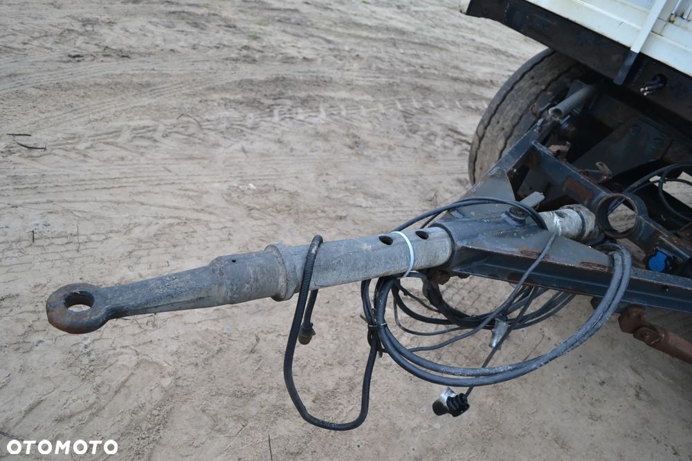 Schwarzmuller PLATFORMA dł. 7.32 m GRUBA RAMA WACHACZ REGULOWANA DŁUGOŚĆ DYSZLA - 7