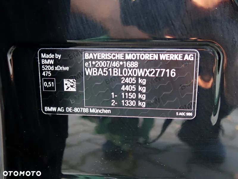 BMW Seria 5 520d xDrive M Sport sport - 34
