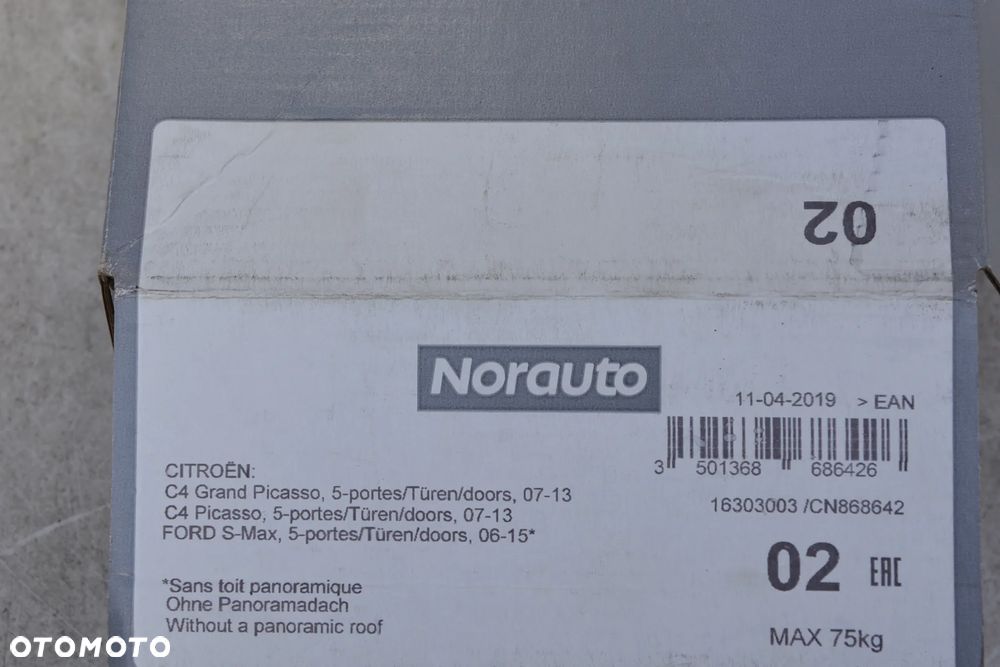 Citroen C4 Grand Picasso / Picasso 07-13 - Thule klucz - 3