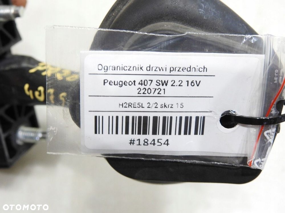 OGRANICZNIK DRZWI PRZÓD PEUGEOT 407 - 8