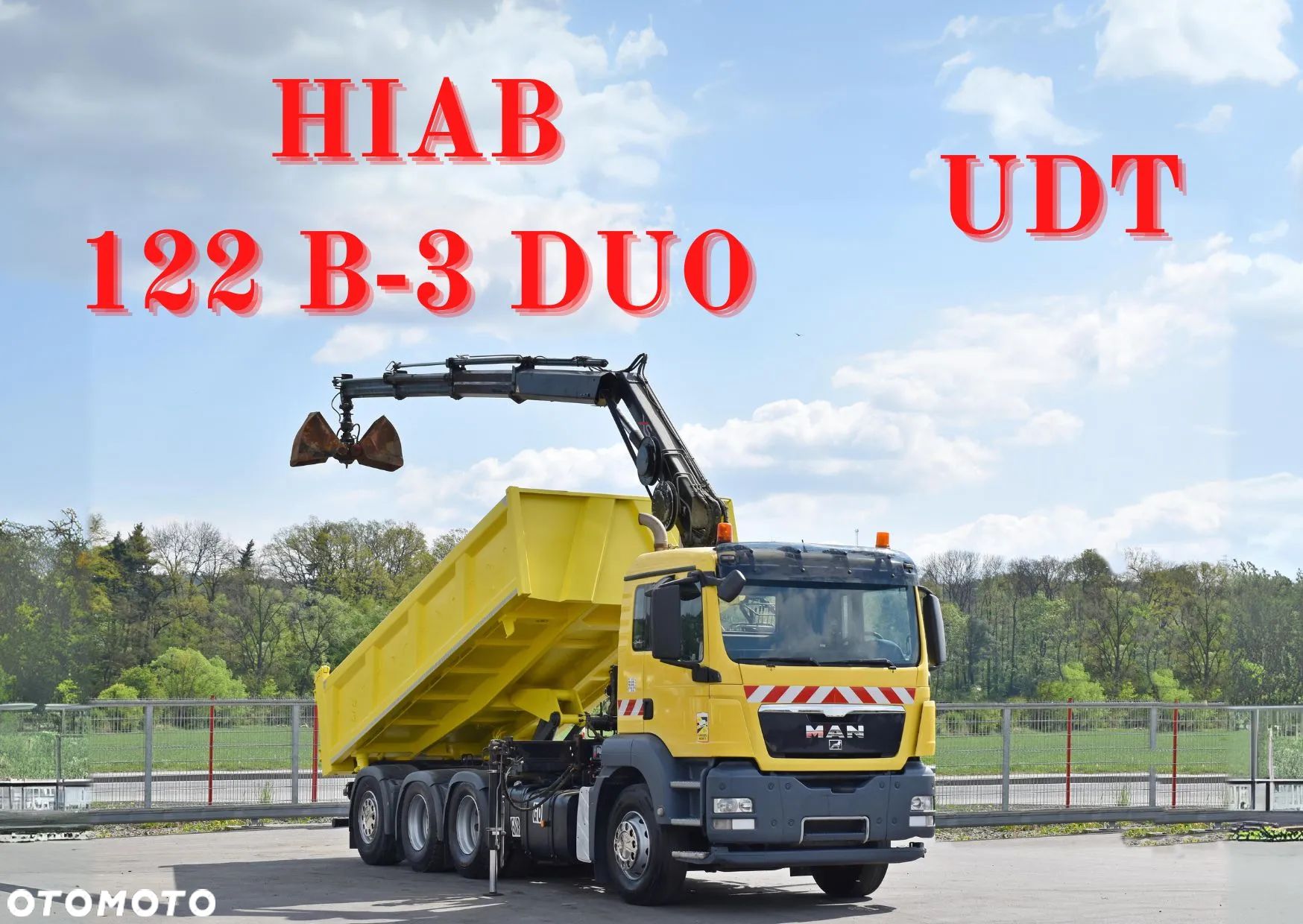 MAN TGS 35.440 * WYWROTKA 5,80 m + BORDMATIC * HIAB 122 B - 3 DUO * 8x4 - 1