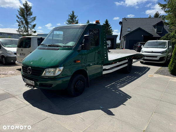 Mercedes-Benz SPRINTER CAŁY W ORYGINALNYM LAKIERZE BLIŹNIAKI AUTO LAWETA