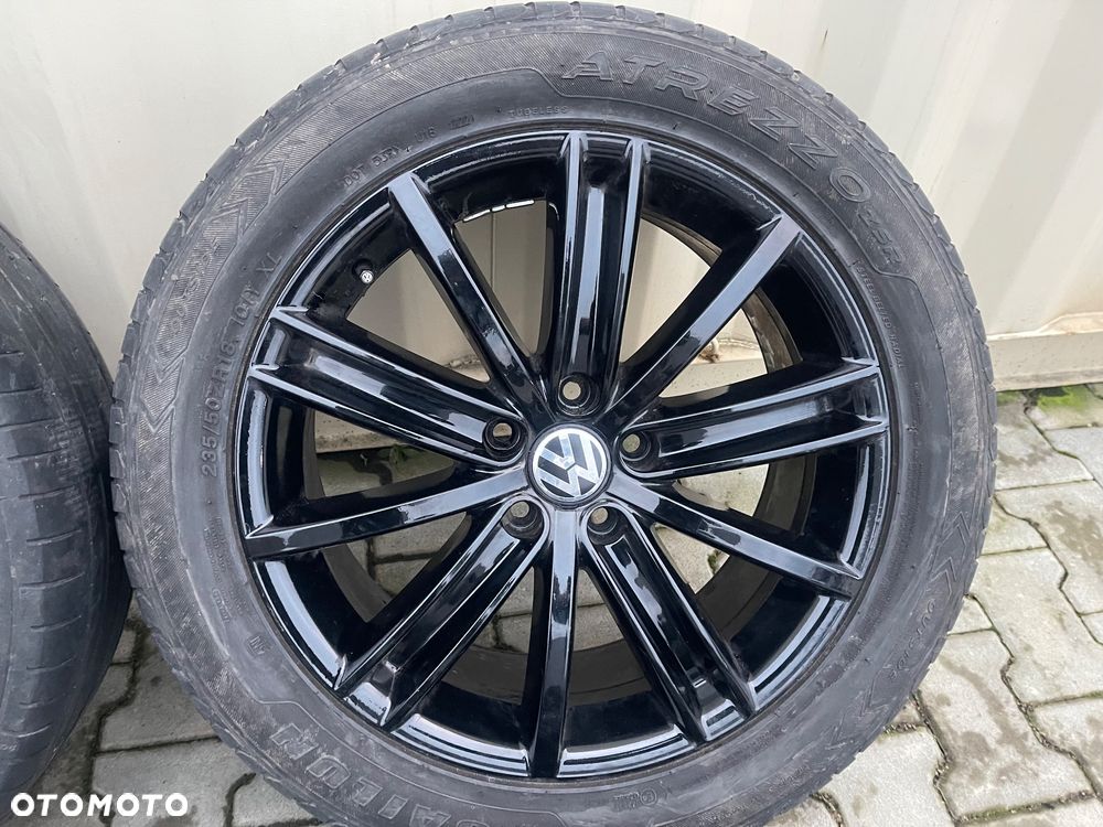 FELGI ALUFELGI 18 VOLKSWAGEN TIGUAN GOLF PASSAT SEAT SKODA 5X112 ET43 7J SPRAWDZONE ORYGINAŁ - 10