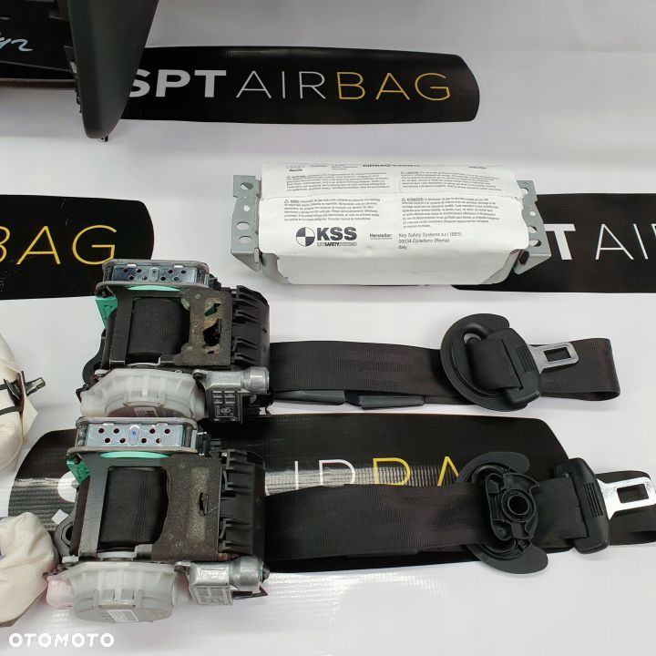 AUDI A4 B8 DESKA ROZDZIELCZA KONSOLA KOKPIT PULPIT PODUSZKI AIRBAG AIR BAG PASY KURTYNY KIT SET - 6