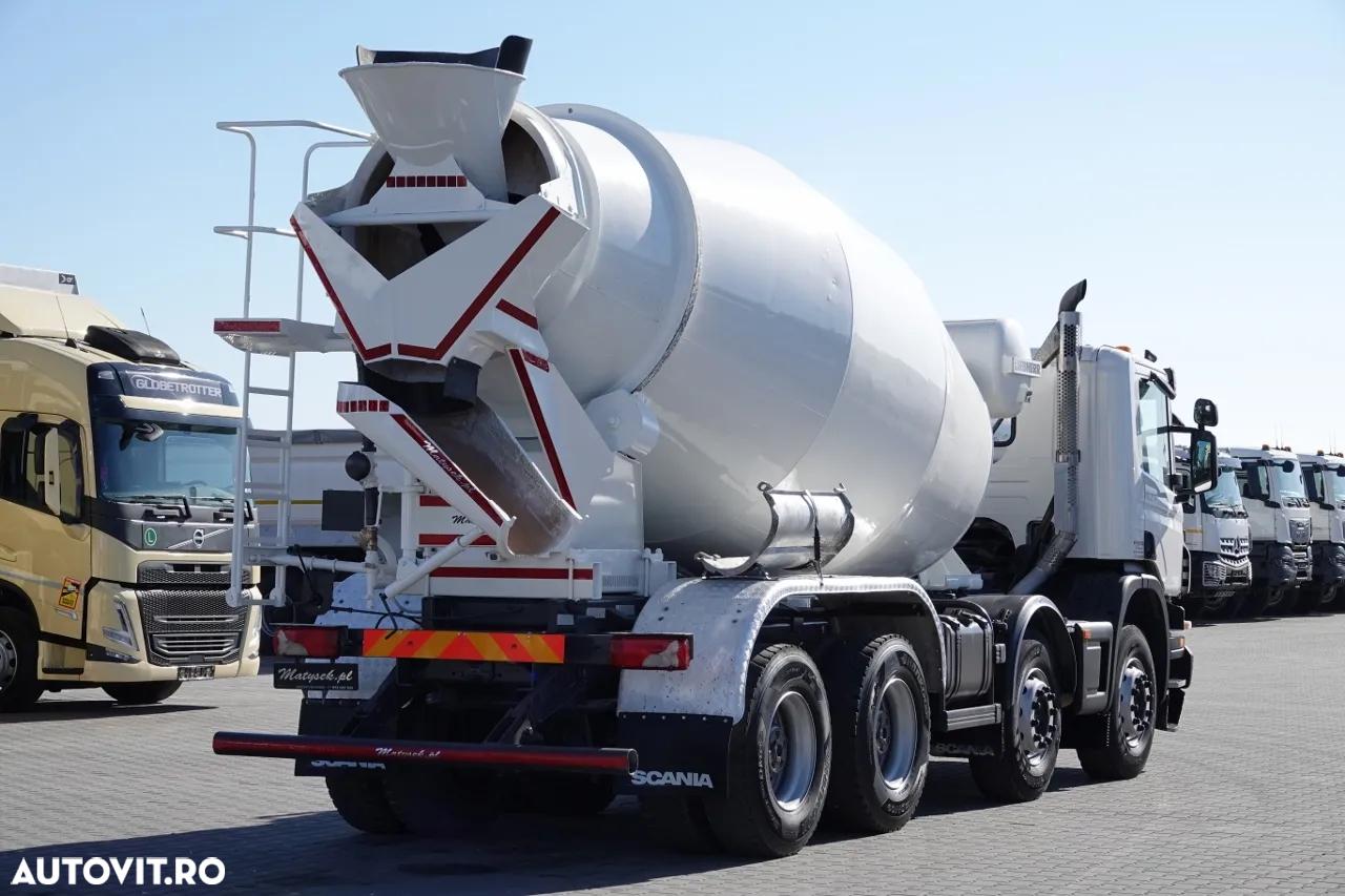 Scania P 360 / 8x4 / BETONATOR / PEAR / LIEBHERR / 9mc / MANUAL - 4