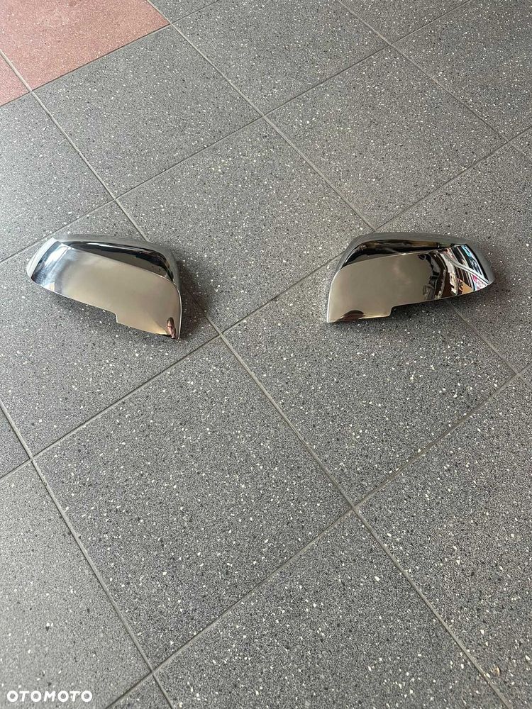 Stal nierdzewna polerowana Nakładki na lusterka obudowy BMW F30 F31 - 2