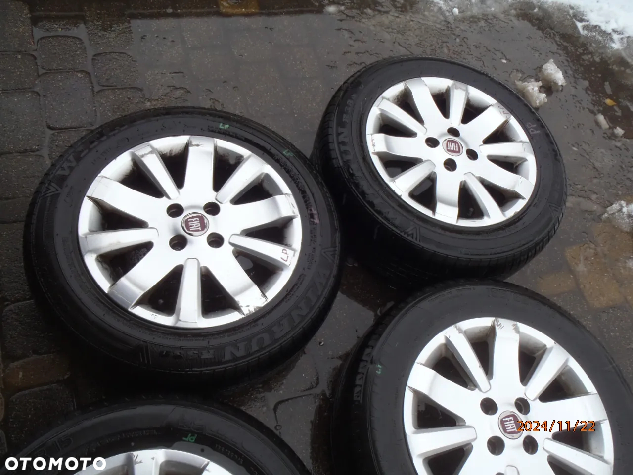 felga felgi alufelga alufelgi alu felgi fiat 500 punto grande evo fiorino Qubo nemo bipper doblo albea multipla palio punto II lift 15 4x98  6j15h2 madei in turkey 51889292  51906851 oryginał fiat - 5