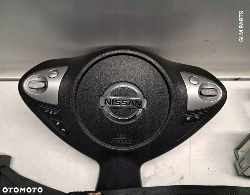 nissan juke i poduszki powietrzne airbag pasy komplet uk - 2