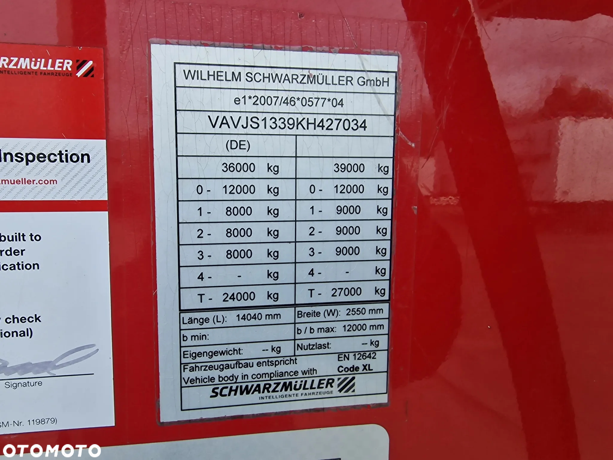 Schwarzmuller Ruchoma podłoga 92m3 Podłoga 8 mm 2019 rok - 7