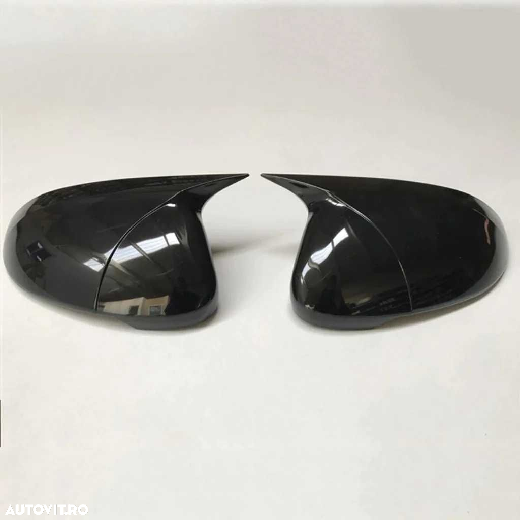 Capace Oglinzi M Style Tip Batman Volkswagen VW Passat B8 Negru Lucios - 3