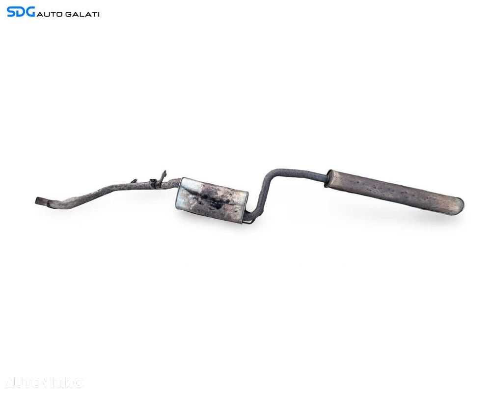 Ansamblu Complet Evacuare Toba Tobe Teava Esapament Intermediara Finala Ford Focus 2 Hatchback Scurt 1.6 16V 2004 - 2010 [LC3429] - 2