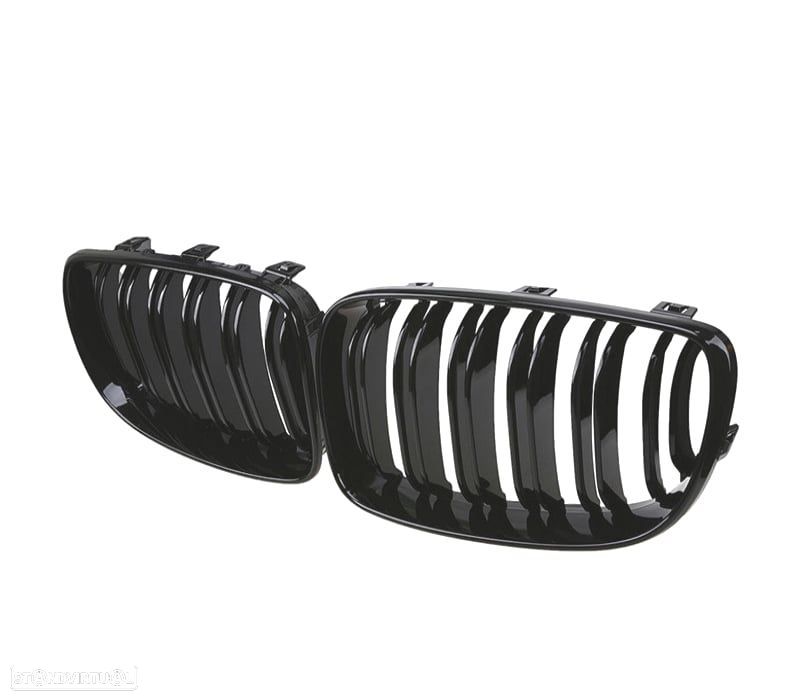 GRELHA FRONTAL BMW X3 F25 10-14 LOOK M PRETO BRILHANTE - 2