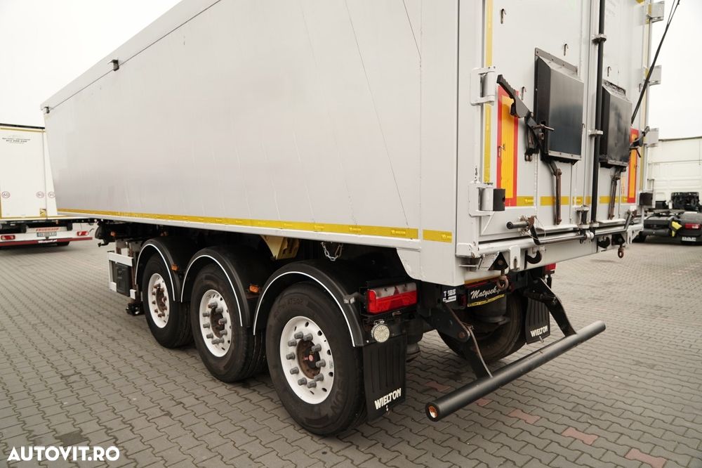 Wielton BASCULATOR / 41 M3 / ALUMINIU / 2x AXE RIDICATIVE / AXE SAF / JANTE DIN ALIAJ - 11