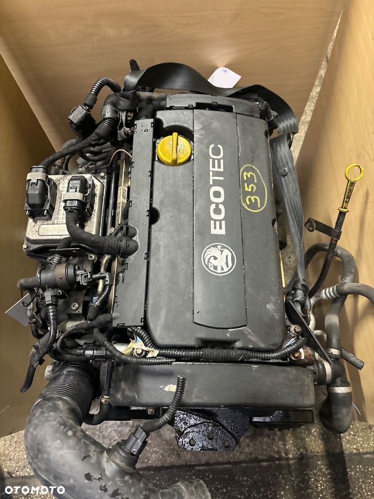 SILNIK KOMPLETNY z OSPRZETEM 1.6 16V A16XER OPEL ASTRA  115 koni ZAFIRA 90 tys LUBUSKIE GORZOW - 6