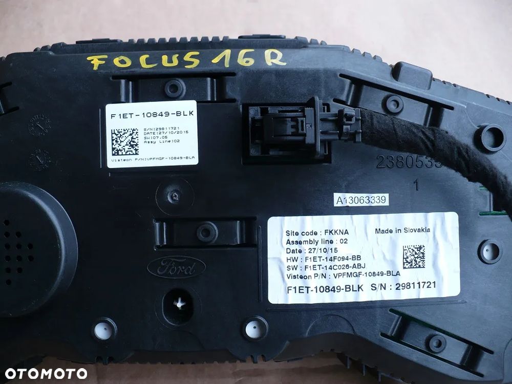 FOCUS MK3 III LIFT LICZNIK F1ET10849BLK ORYGINAL - 3