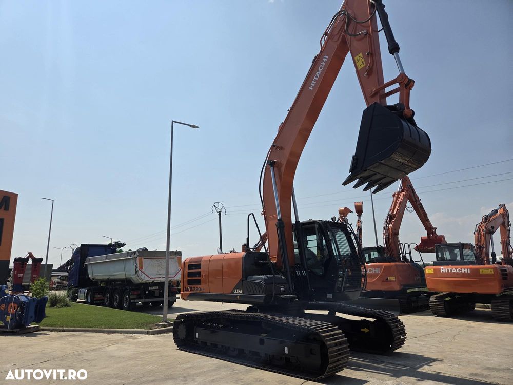 Hitachi 22tone, ZX220, 2025, 8h, NOU, CUPA 1,3mc, inst picon pe brate, aer conditionat, scaun operator pneumatic, CE, posibilitate leasing 5 ani-PROMOTIE 109.500 EUR+Tva - 6